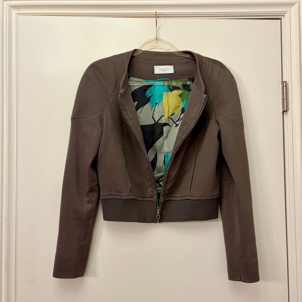 Emilio Pucci cropped bomber-style jacket